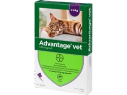 Advantage loppemiddel til kat 0,8 ml over 4 kg