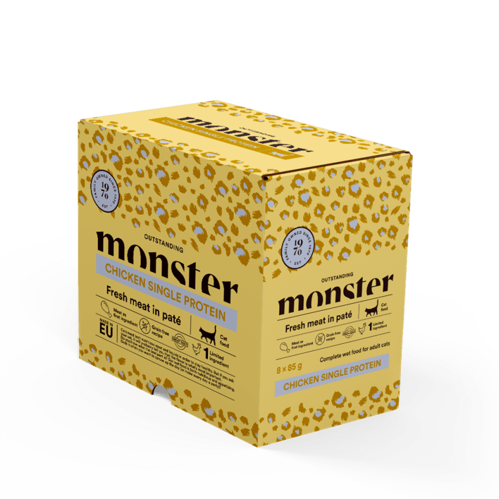 Monster Cat Pouches Adult Chicken